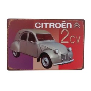 plaque métal publicitaire citroën