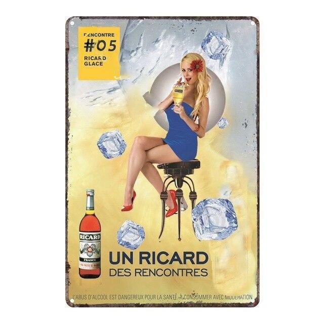 plaque-metal-ricard-ancienne plaque-metal-ricard-ancienne