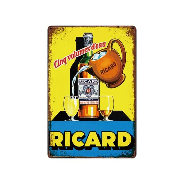 plaque-metal-ricard plaque métal ricard