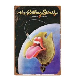 plaque métal rolling stones
