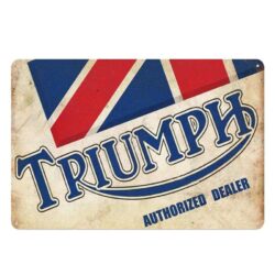 Plaque Métal Triumph