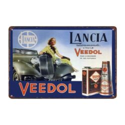plaque métal veedol