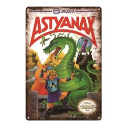 plaque métal vintage astyanax