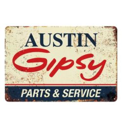Plaque Métal Vintage Austin Gipsy