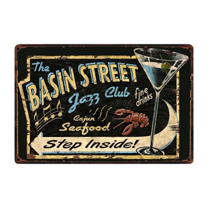 plaque-metal-vintage-bassin-street Plaque Métal Vintage Bassin Street