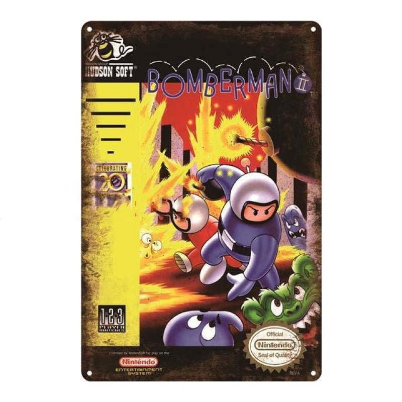 plaque-metal-vintage-bomberman-ii_26a71111-8aa7-4313-a974-7c183686b2d4 plaque métal vintage bomberman II