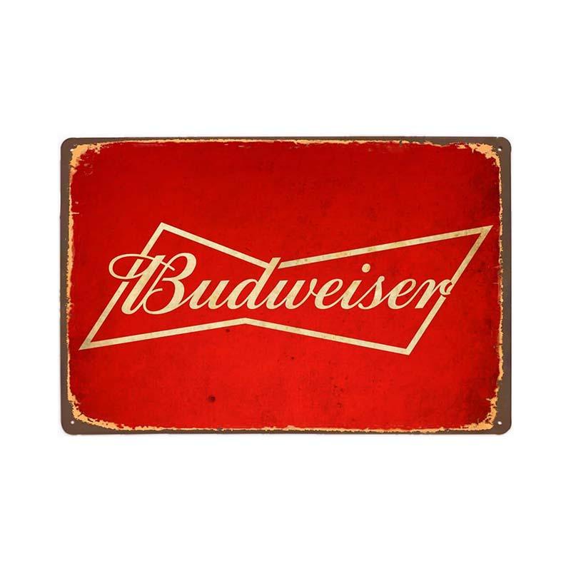 plaque-metal-vintage-budweiser-rouge_1c272e48-6a5e-4fda-a3aa-5d0de2124956 Plaque Métal Vintage Budweiser Rouge