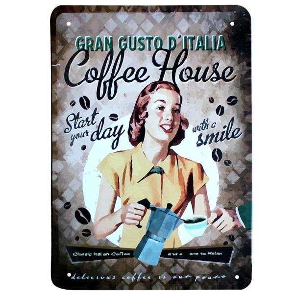 plaque-metal-vintage-cafe plaque métal vintage café