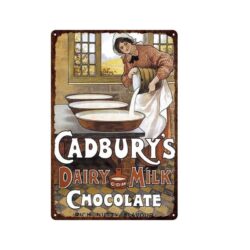 Plaque Métal Vintage Chocolat Cadbury's