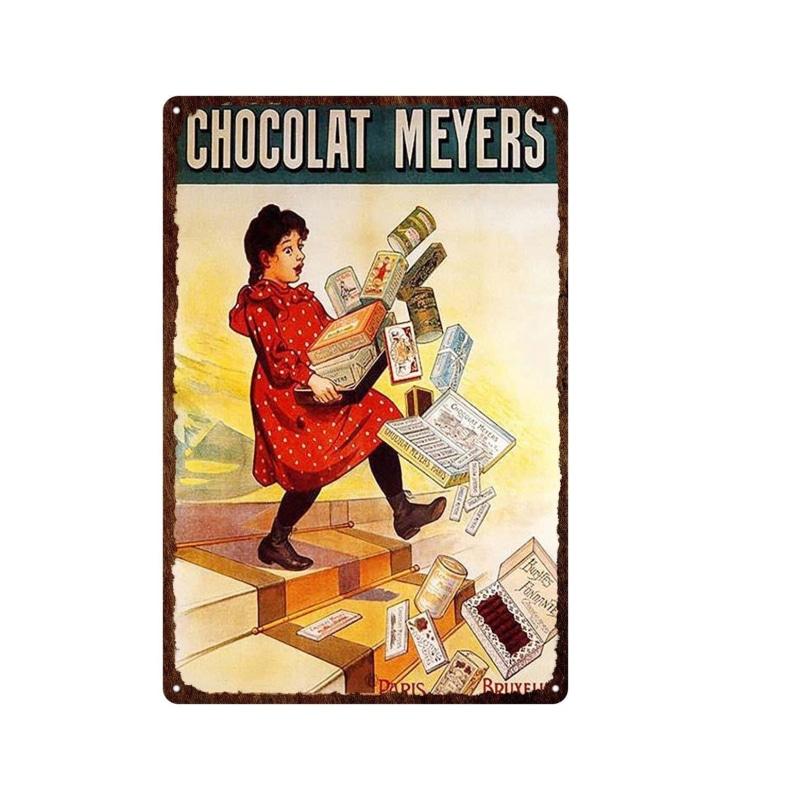 plaque-metal-vintage-chocolat-meyers Plaque Métal Vintage Chocolat Meyers