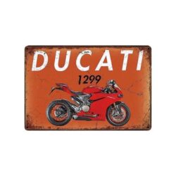 plaque métal vintage ducati