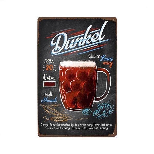 plaque-metal-vintage-dunkel Plaque Métal Vintage Dunkel