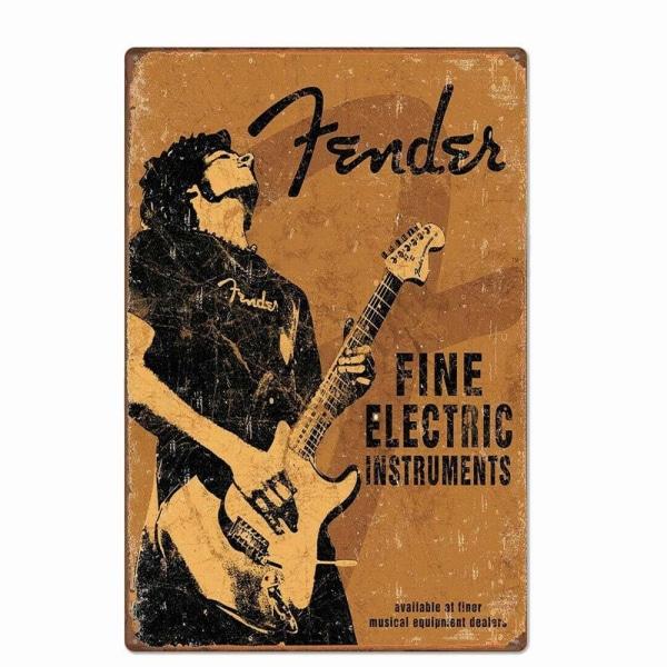 plaque-metal-vintage-fender plaque métal vintage fender