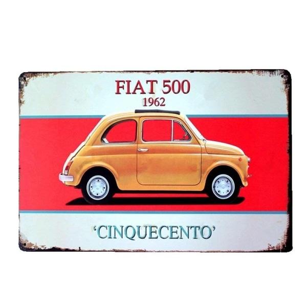 plaque-metal-vintage-fiat plaque métal vintage fiat