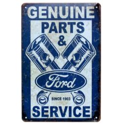 plaque métal vintage ford
