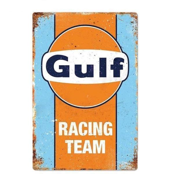 plaque-metal-vintage-gulf plaque métal vintage gulf