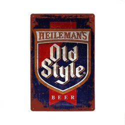 Plaque Métal Vintage Heilemans
