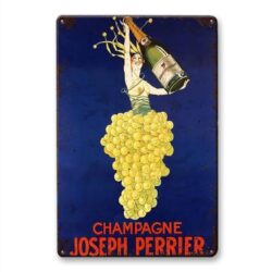 Plaque Métal Vintage Joseph Perrier