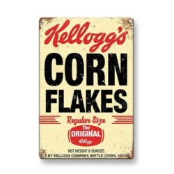 Plaque Métal Vintage Kellogg's