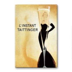 Plaque Métal Vintage L'Instant Taittinger