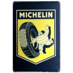 plaque métal vintage michelin