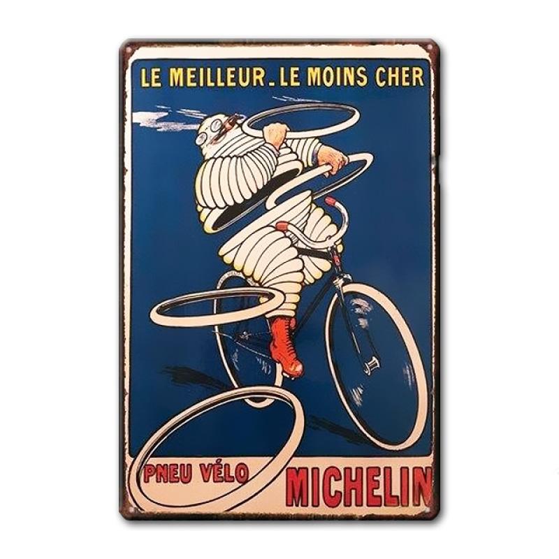 plaque-metal-vintage-michelin-le-meilleur-le-moins-cher Plaque Métal Vintage Michelin Le Meilleur Le Moins Cher