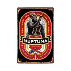 Plaque Métal Vintage Neptuna