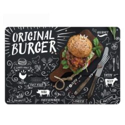 Plaque Métal Vintage Original Burger