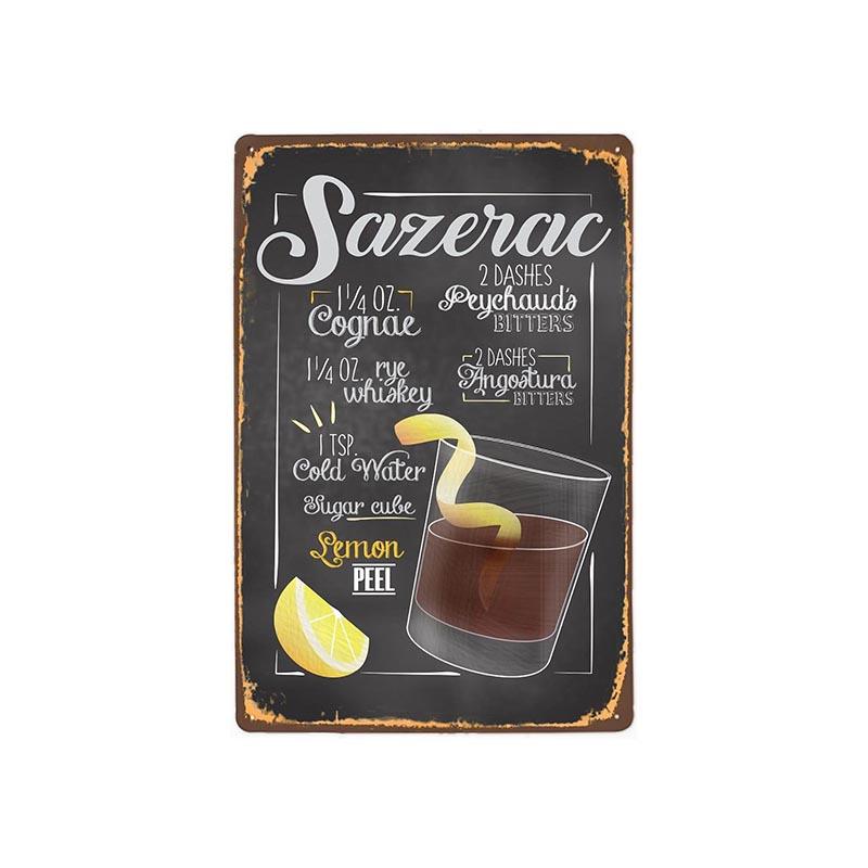 plaque-metal-vintage-sazerac Plaque Métal Vintage Sazerac