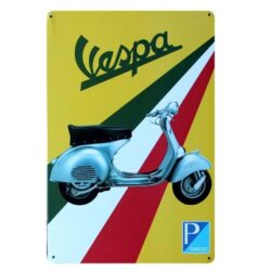 plaque métal vintage scooter