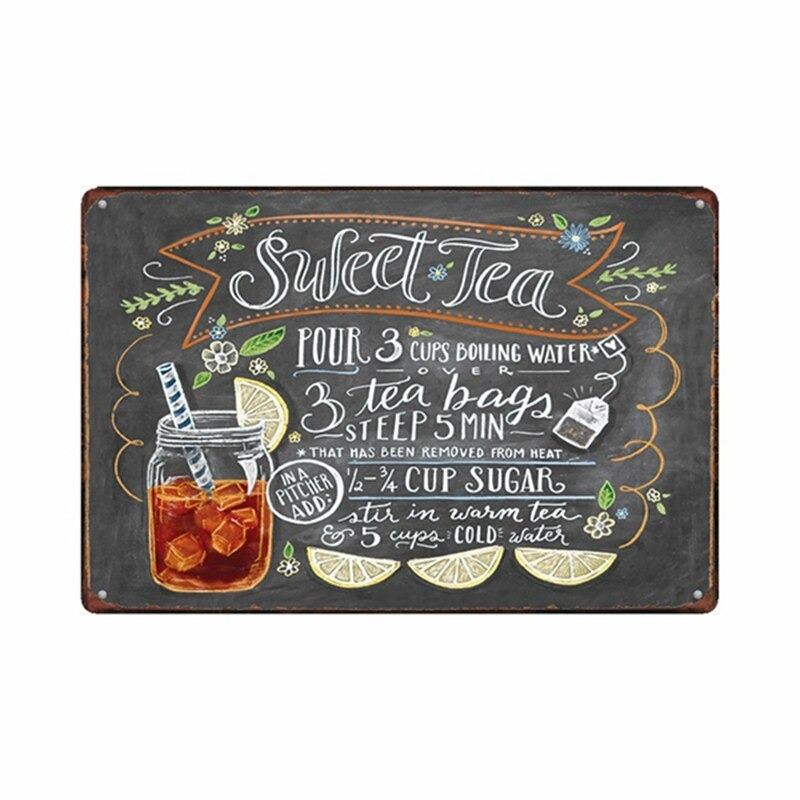 plaque-metal-vintage-the-glace Plaque Métal Vintage Thé Glacé