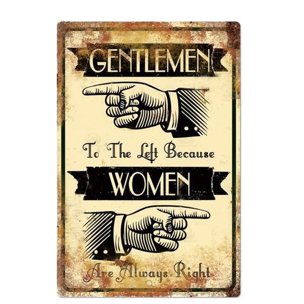 plaque-metal-vintage-toilette plaque métal vintage toilette