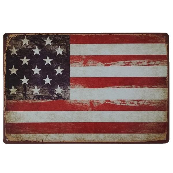 plaque-metal-vintage-usa plaque métal vintage usa