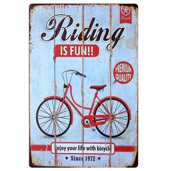 plaque-metal-vintage-velo plaque métal vintage vélo