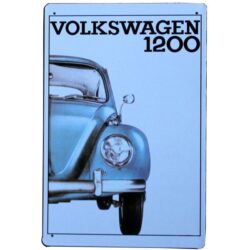 plaque métal vintage volkswagen