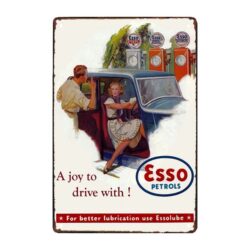 plaque publicitaire ancienne esso