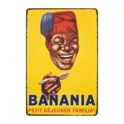 plaque publicitaire banania