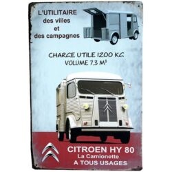 plaque publicitaire Citroën