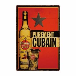 plaque publicitaire havana club