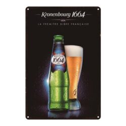 plaque publicitaire kronenbourg