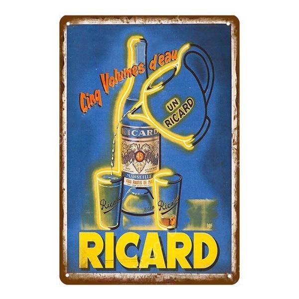 plaque-publicitaire-metal-ricard plaque publicitaire métal ricard