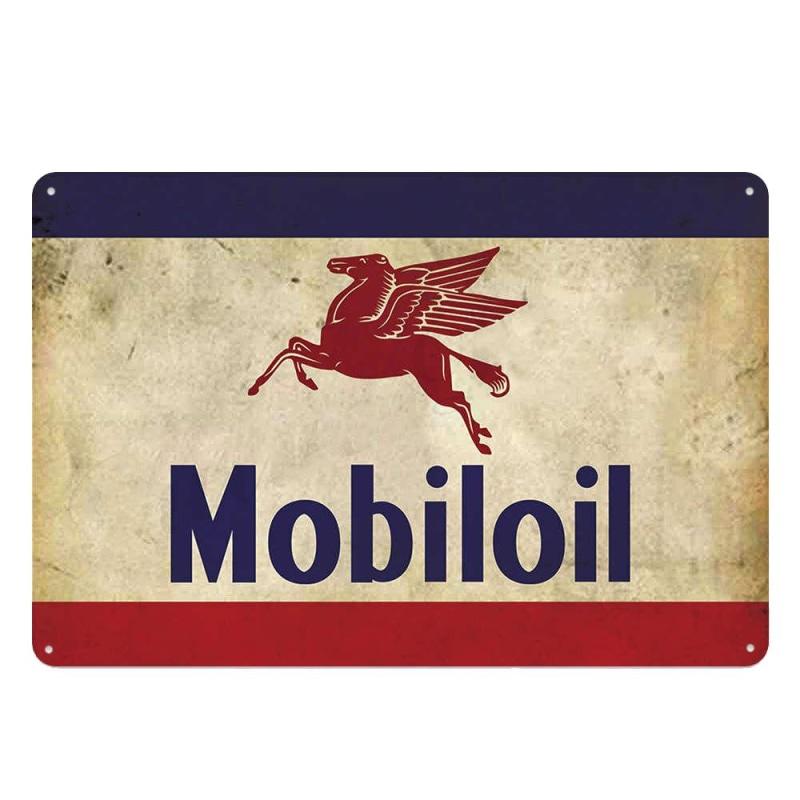 plaque-publicitaire-mobiloil plaque publicitaire mobiloil