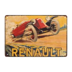 plaque publicitaire renault