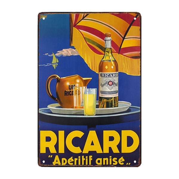 plaque-publicitaire-ricard plaque publicitaire ricard