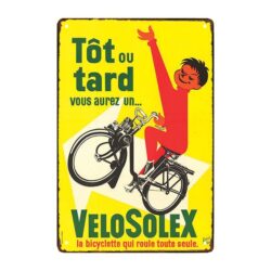 plaque publicitaire solex