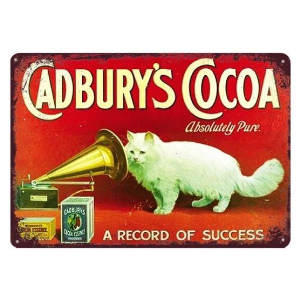 plaque-publicitaire-vintage-chat plaque publicitaire vintage chat
