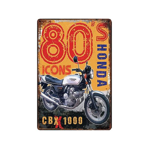 plaque-publicitaire-vintage-honda plaque publicitaire vintage honda