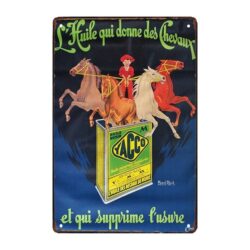 plaque publicitaire yacco