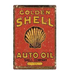 plaque shell vintage