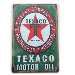 plaque texaco vintage